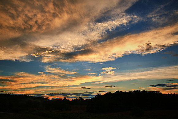 Sunset on the Blue Ridge Parkway
