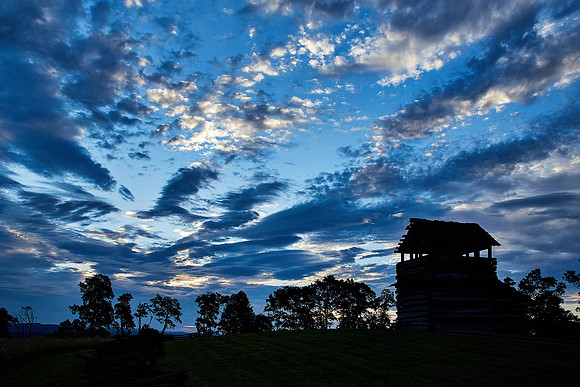 Sunrise on the Blue Ridge Parkway