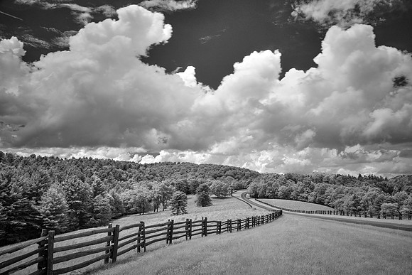 Blue Ridge Parkway in Infrared