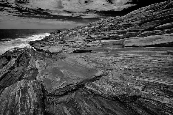 The coast off Portland, Maine