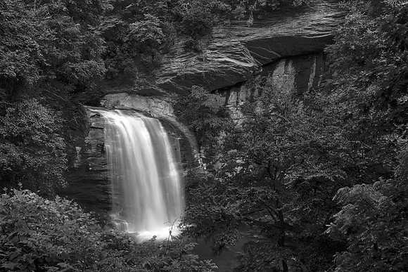 Looking Glass Falls near Brevard, North Carolina.