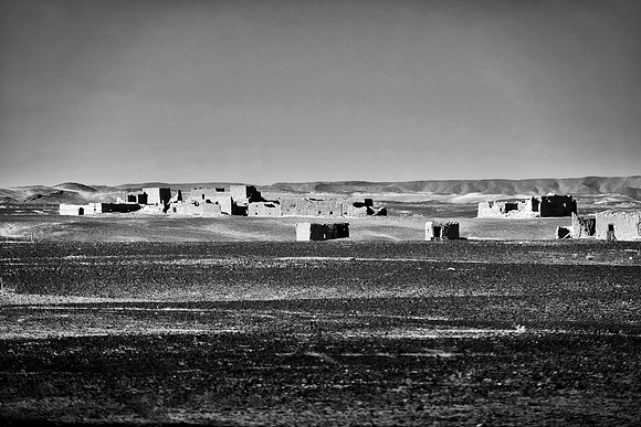 Ghost village, Sahara Desert, High Atlas Mountains, Morocco