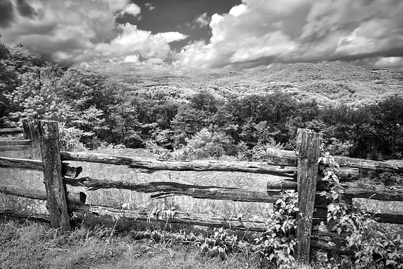 Blue Ridge Parkway in Infrared