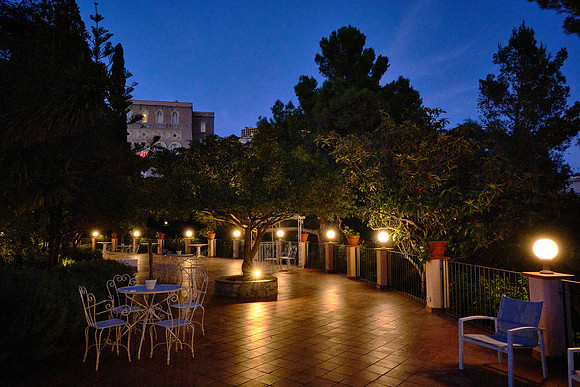 Evening light in Taormina.