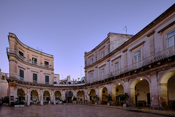 Piazza Plebiscito in Martina Franca.