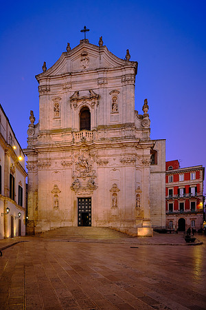 The Basilica di San Martino in Martina Franca, Puglia.