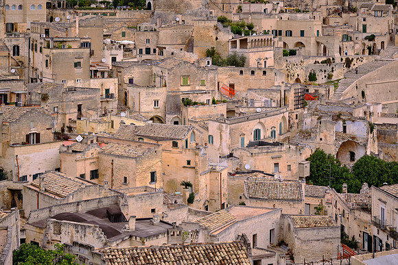 The Sassi di Matera is a UNESCO World Heritage Site near Trani, Puglia.