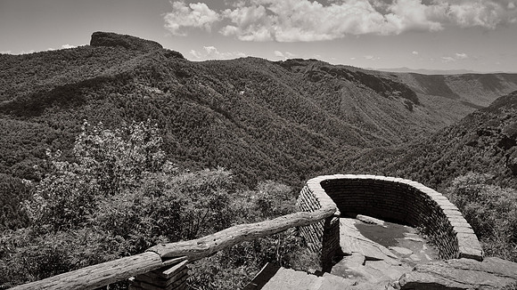 Table Rock Mountain from Wiseman's View Overlook, Linville Gorge, NC