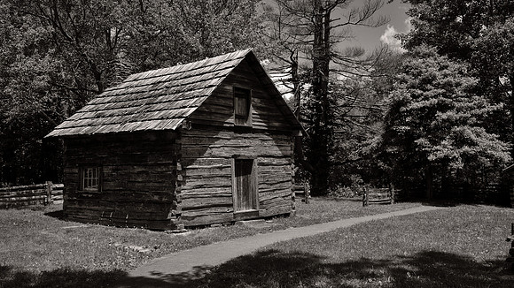 Puckett Cabin, Blue Ridge Parkway, Carroll County, VA