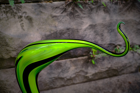 Dale Chihuly at the Biltmore Estate in the day, Asheville, NC