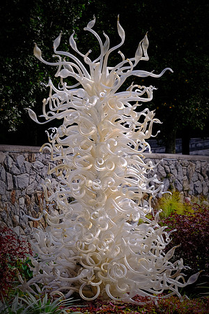 Dale Chihuly at the Biltmore Estate in the day, Asheville, NC