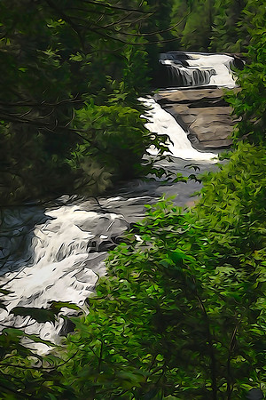 Triple Falls, Dupont State Park, North Carolina.