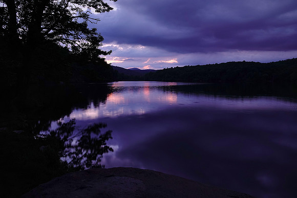 Sunrise, Price Lake, Blue Ridge Parkway, North Carolina.