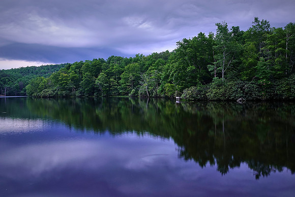 Sunrise, Price Lake, Blue Ridge Parkway, North Carolina.