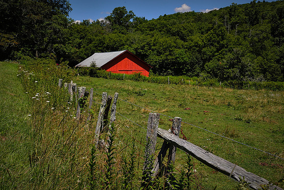 Blue Ridge Parkway near Blowing Rock, North Carolina.