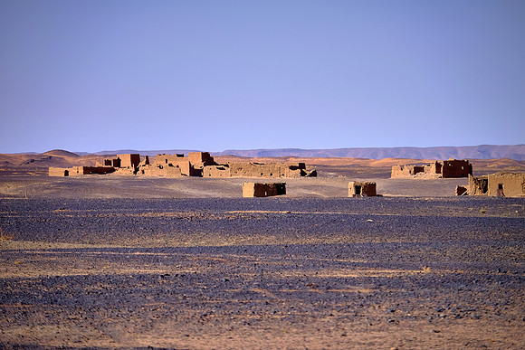 Ghost village, Sahara Desert, High Atlas Mountains, Morocco