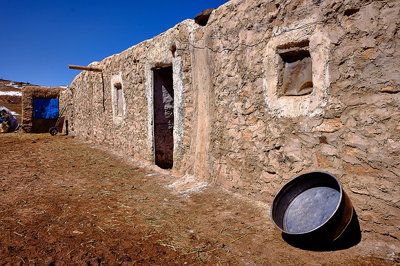 Nomad farm, Middle Atlas Mountains, Morocco