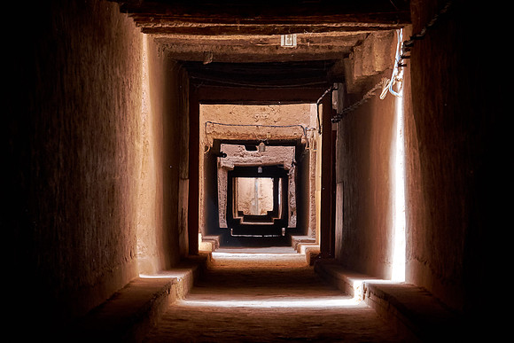Berber Ksar (walled city) of El Khorbat, Tinejdad, High Atlas Mountains, Morocco