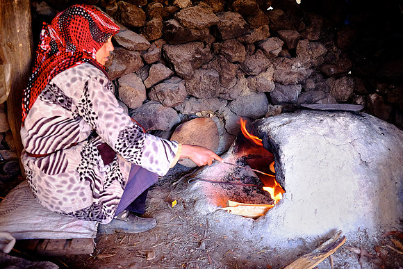 Nomad farm, Middle Atlas Mountains, Morocco