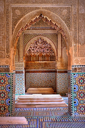 Saadian Tombs (1578-1603), Marrakesh, Morocco