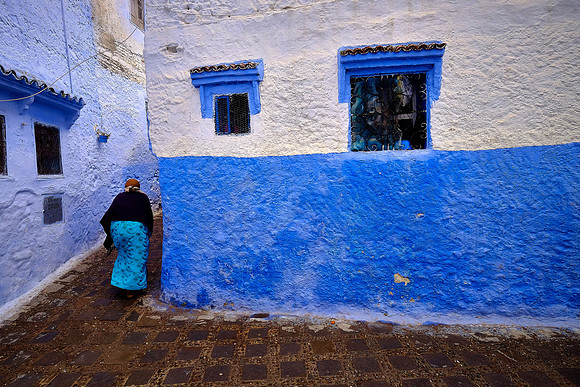 Chefchaouen, Morocco (aka "The Blue City")