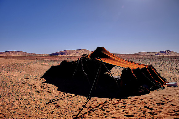 Nomad home, Sahara Desert, High Atlas Mountains, Morocco