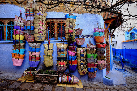 Chefchaouen, Morocco (aka "The Blue City")