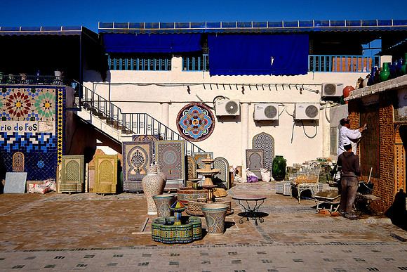 Pottery factory, Fez, Morocco