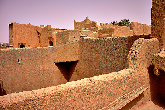 Berber Ksar (walled city) of El Khorbat, Tinejdad, High Atlas Mountains, Morocco