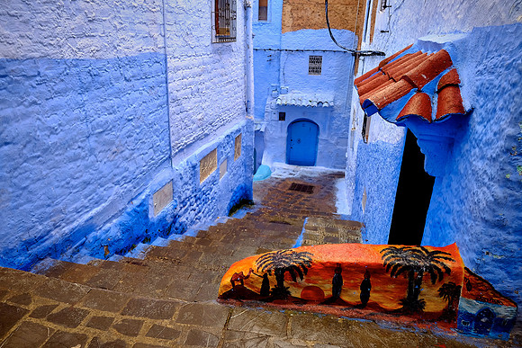 Chefchaouen, Morocco (aka "The Blue City")