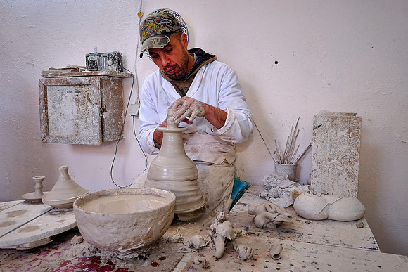 Pottery factory, Fez, Morocco