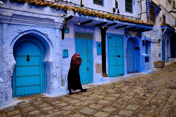 Chefchaouen, Morocco (aka "The Blue City")