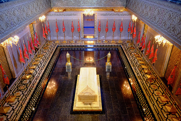 Mausoleum of  King Mohammed V of Morocco, Rabat, Morocco