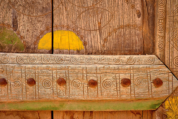 Berber Ksar (walled city) of El Khorbat, Tinejdad, High Atlas Mountains, Morocco