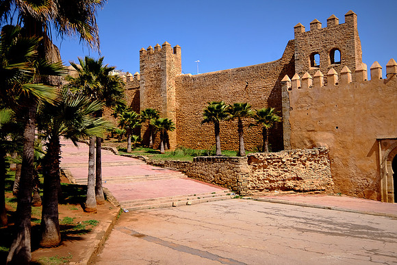 Chellah Gardens and Oudayas Kasbah, Rabat, Morocco