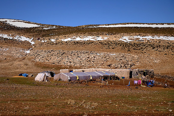 Nomad farm, Middle Atlas Mountains, Morocco