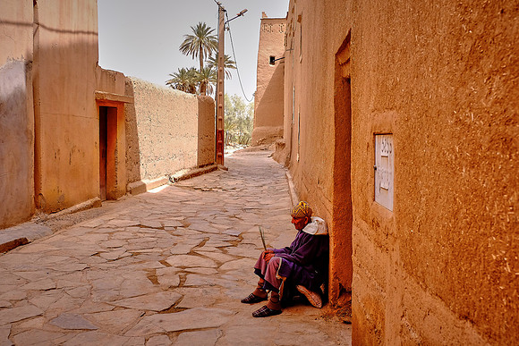 Berber Ksar (walled city) of El Khorbat, Tinejdad, High Atlas Mountains, Morocco