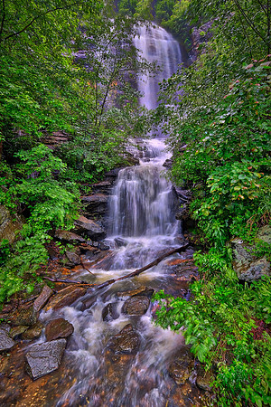 Shunkawauken Falls near Saluda, North Carolina