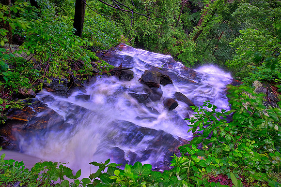 Shunkawauken Falls near Saluda, North Carolina