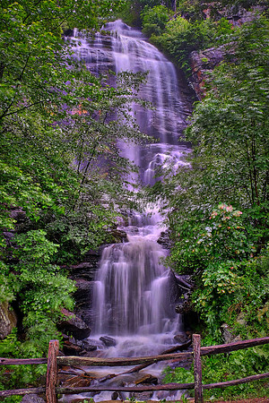 Shunkawauken Falls near Saluda, North Carolina