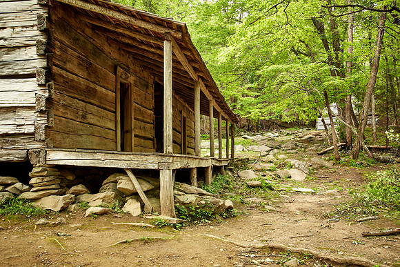Noah "Bud" Ogle homestead cabin, Roaring Fork, Great Smoky Mt. National Park, NC