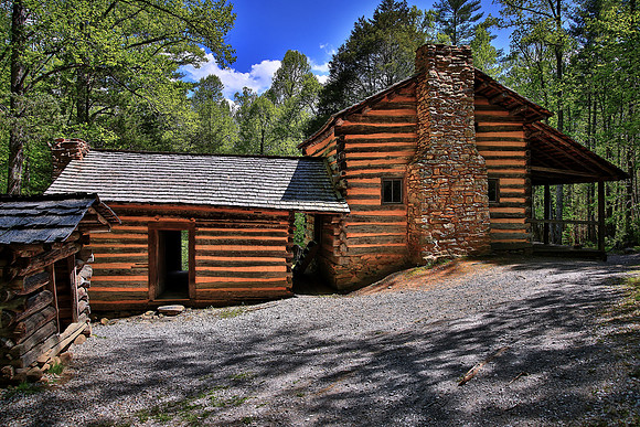 Elijah Oliver cabin, Cades Cove, Great Smoky Mt. National Park, TN