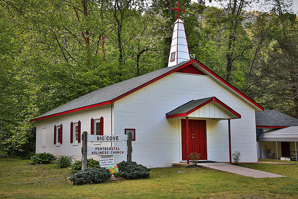 Big Cove Church, Raven Fork, Great Smoky Mt. National Park, NC