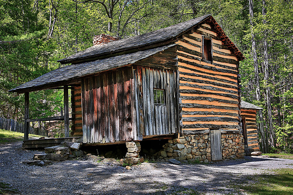 Elijah Oliver cabin, Cades Cove, Great Smoky Mt. National Park, TN