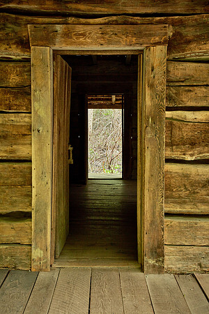 Noah "Bud" Ogle homestead cabin, Roaring Fork, Great Smoky Mt. National Park, NC