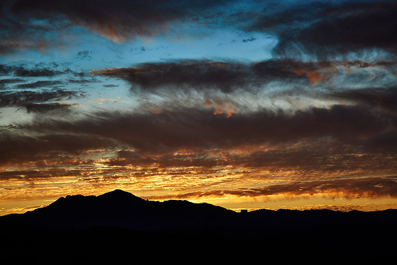 Sunset along the Blue Ridge Parkway, NC