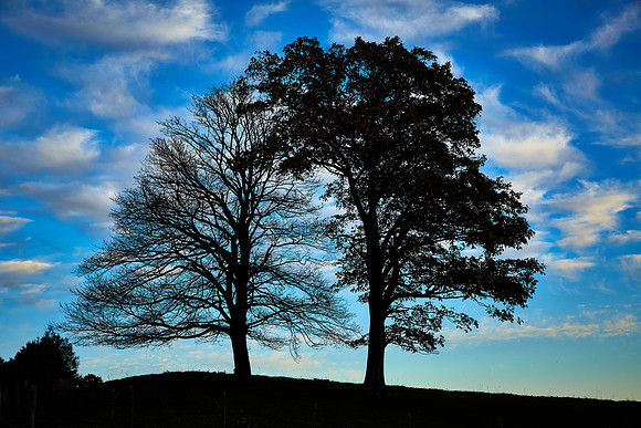 Sunset along the Blue Ridge Parkway, NC