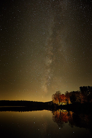 Milky Way over Price Lake, Blue Ridge Parkway, NC