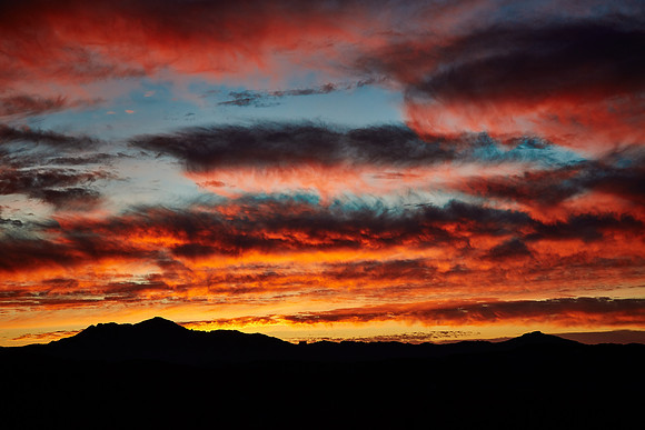 Sunset along the Blue Ridge Parkway, NC