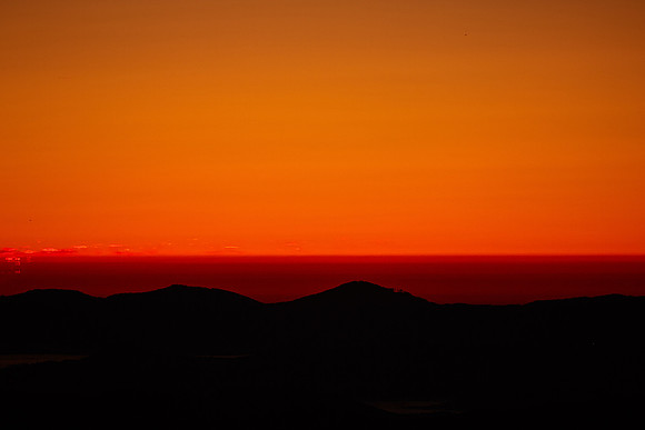 Sunrise along the Blue Ridge Parkway, NC